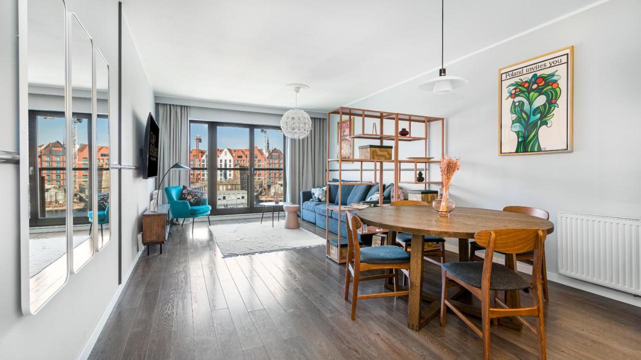 Waterlane W Oknami Na Rzeke - Marina View - Comfy Apartments Gdansk Luaran gambar
